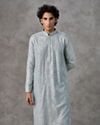 Ice Blue Georgette Chikankari Kurta Set